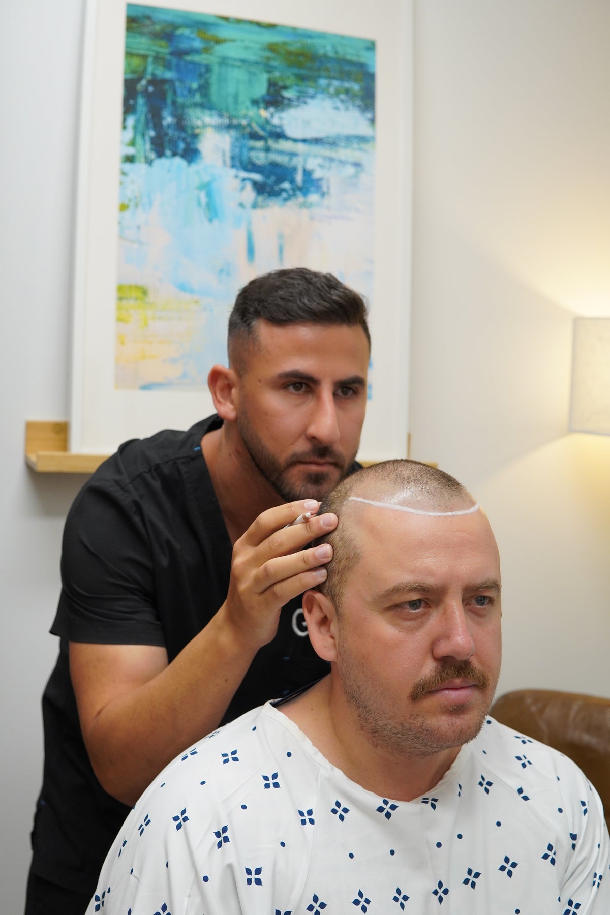 A doctor confirming a plan with a patient