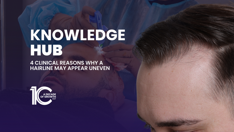 4 Clinical Reasons Why a Hairline May Appear Uneven