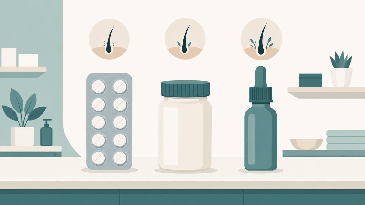 Hair Loss Medication: Finasteride, Minoxidil and Dutasteride Explained