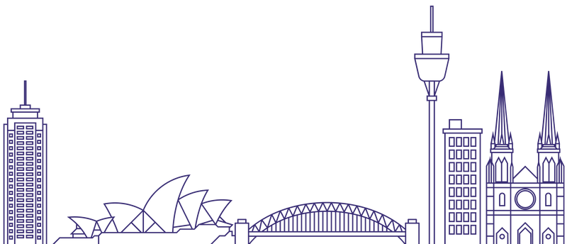 Decorative cityscape